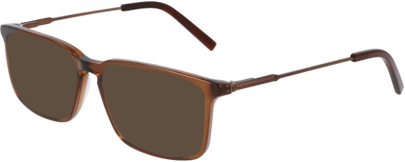 Marchon NYC M-3018-52 sunglasses in Shiny Brown Crystal