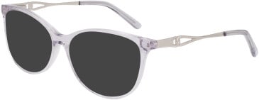 Marchon NYC M-5026 sunglasses in Shiny Crystal Grey