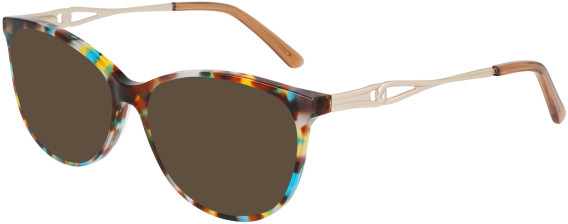 Marchon NYC M-5026 sunglasses in Shiny Blue Tortoise