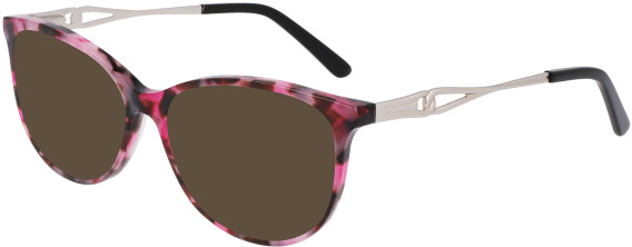 Marchon NYC M-5026 sunglasses in Shiny Pink Tortoise