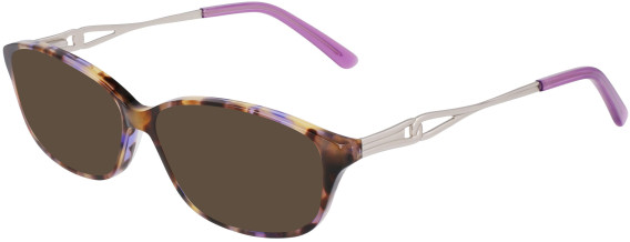 Marchon NYC M-5027-54 sunglasses in Shiny Purple Tortoise
