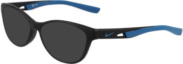Nike NIKE 5039 sunglasses in Matte Black/Industrial Blue