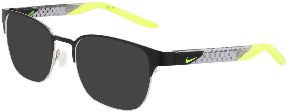 Nike NIKE 8156 sunglasses in Satin Black/Silver