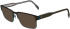 Skaga SK2166 AMFIBOL-54 sunglasses in Matte Brown/Petrol