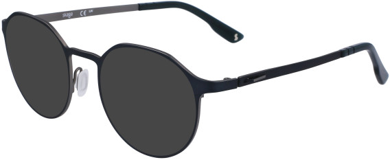 Skaga SK3036 LINDVALLEN sunglasses in Matte Navy/Light Grey