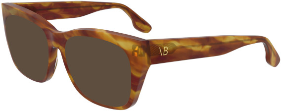 Victoria Beckham VB2660 sunglasses in Striped Blonde Havana