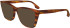 Victoria Beckham VB2664 sunglasses in Striped Blonde Havana