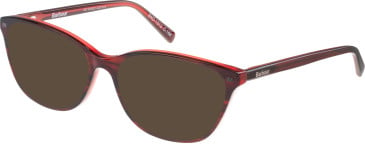 Barbour BAO-1012 Sunglasses in Horn Burgundy