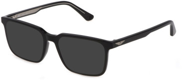 Police VPLF76-51 sunglasses in Shiny Black