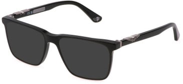 Police VPLL71 sunglasses in Shiny Black