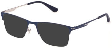 Police VPLN18 sunglasses in Matt Blue