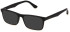 Police VPLN16-56 sunglasses in Shiny Black