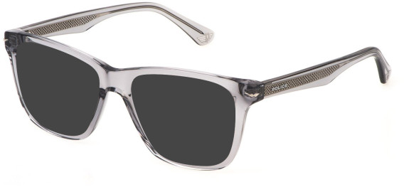 Police VPLN19-50 sunglasses in Transparent Grey
