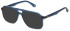 Police VPLN21 sunglasses in Shiny Transparent Blue