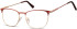 SFE-10900 glasses in Pink Gold/Red