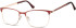 SFE-10909 glasses in Red/Pink Gold