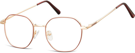 SFE-10679 glasses in Pink Gold/Red