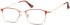 SFE-10526 glasses in Pink Gold/Red