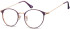 SFE-10528 glasses in Pink Gold/Purple