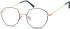 SFE-10530 glasses in Pink Gold/Blue