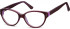 SFE-8176 glasses in Burgundy/Clear Purple