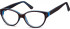 SFE-8176 glasses in Black/Clear Blue