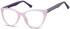 SFE-10916 glasses in Milky Purple/Dark Purple