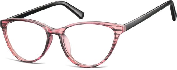 SFE-10535 glasses in Clear Pink/Black