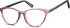 SFE-10535 glasses in Clear Pink/Black