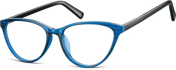 SFE-10535 glasses in Clear Blue/Black