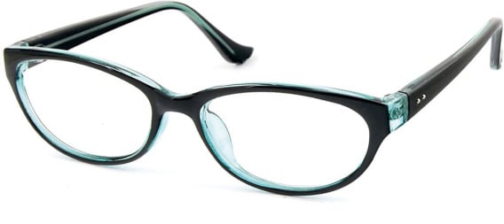 SFE-10579 glasses in Black/Clear Blue