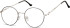 SFE-10670 glasses in Shiny Light Gunmetal/Matt Black