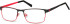 SFE-10146 glasses in Black/Red