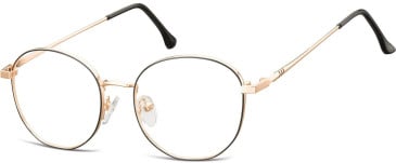 SFE-10677 glasses in Pink Gold/Black