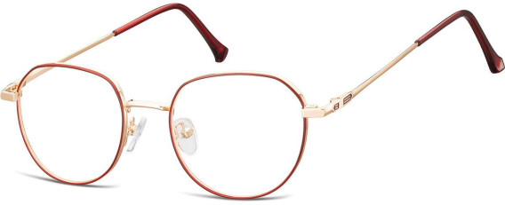 SFE-10681 glasses in Pink Gold/Red