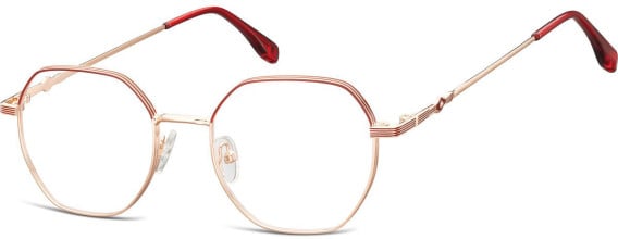 SFE-10682 glasses in Pink Gold/Red