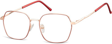 SFE-10645 glasses in Pink Gold/Red