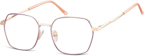 SFE-10645 glasses in Pink Gold/Purple