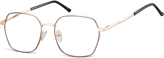 SFE-10645 glasses in Pink Gold/Black