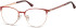 SFE-10646 glasses in Pink Gold/Matt Red