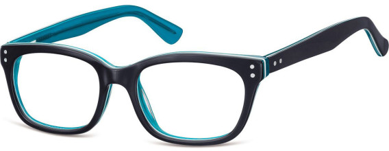 SFE-8129 glasses in Black/Clear Turquoise