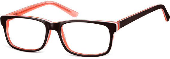 SFE-8261 glasses in Black/Peach