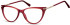 SFE-10688 glasses in Transparent Red