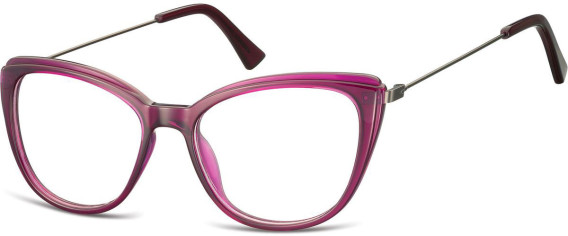 SFE-10659 glasses in Transparent Dark Purple
