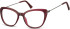 SFE-10659 glasses in Transparent Burgundy