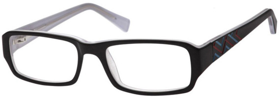 SFE-8182 glasses in Black/Crystal