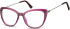 SFE-10664 glasses in Transparent Dark Purple