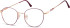 SFE-10922 glasses in Shiny Pink Gold/Matt Purple