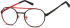 SFE-10144 glasses in Black/Red
