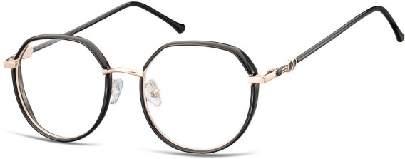 SFE-10926 glasses in Pink Gold/Black